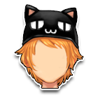 默笑猫咪发饰 缩略图