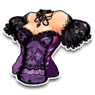 紫色贵族蕾丝上装 缩略图