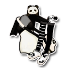 熊猫时尚连体服 缩略图