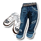 翻边嘻哈九分裤 缩略图