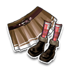 花格淑女百褶裙 缩略图