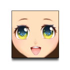 青色灿烂脸 缩略图