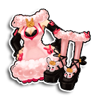 粉色兔裙套装 缩略图