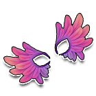 彩色羽毛眼镜 缩略图