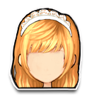 金色长发配蕾丝发卡 缩略图