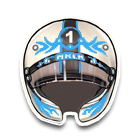 精致蓝白头盔 缩略图