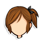 黑蝴蝶发卡马尾辫 缩略图