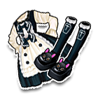 吸血鬼黑白套裙 缩略图