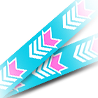 蓝色指示轮胎印 缩略图