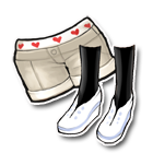 白色短裤配运动鞋 缩略图