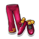 古典红色九分裤 缩略图