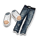 自由向往牛仔裤 缩略图