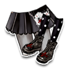 歌特式百褶短裙 缩略图