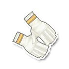 黄边皮质手套 缩略图