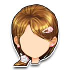 粉嫩花朵淑女长发 缩略图