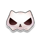 冷面白狐面饰 缩略图
