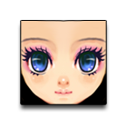 女生蓝瞳脸 缩略图