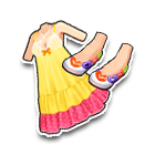 热带嫣黄连衣裙 缩略图