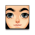 浓眉微笑脸 缩略图