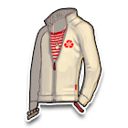 白色个性上衣 缩略图