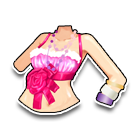 粉桃爱心比基尼上装 缩略图