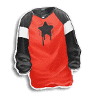 红底黑星中袖上装 缩略图