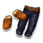 休闲七分牛仔下装 缩略图