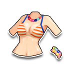 美洲风情泳装上装 缩略图