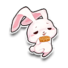 馋嘴玉兔头饰 缩略图