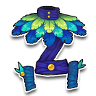 天然草叶上装 缩略图