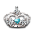 珠光蓝钻皇冠头饰 缩略图