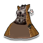 金色毛皮上装 缩略图