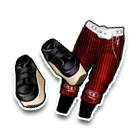 红黑经典条纹下装 缩略图