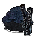 黑色礼服百褶裙 缩略图