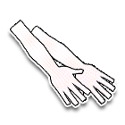 纱质白色长手套 缩略图