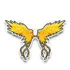 流灿金羽背饰 缩略图