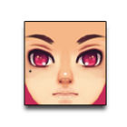 红瞳浓眉脸 缩略图