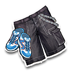 黑色帆布短裤 缩略图