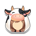 萌萌奶牛发饰 缩略图