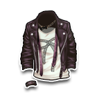 褐色休闲皮上装 缩略图