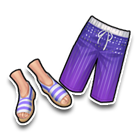 紫沐爽清下装 缩略图