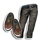 褶皱弹力加厚仔裤 缩略图