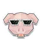 猪光宝气发饰 缩略图