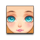 调皮公主脸 缩略图