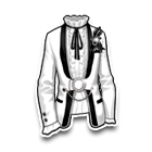 深情款款白色礼服上装 缩略图