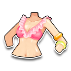 蜜桃诱惑泳装上装 缩略图