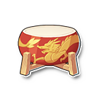 龙纹锣鼓 缩略图