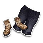 黑色迷迭下装 缩略图