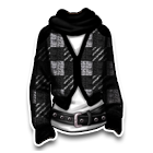 黑色回忆格子外套 缩略图