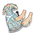 清澈碎花短裙 缩略图